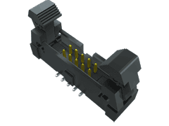 50-Contact 2-Row SMT Shrouded Ejector Header