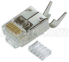 Conn RJ-45 PL 8 POS 1.02mm ST Cable Mount 8 Terminal 1 Port