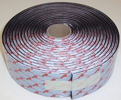 VELCRO COMPANIES   60243   Heavy Duty Stick On Strip, Black 50mm x 5m