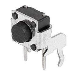 Keypad Switch, 1 Switches, SPST, Momentary-tactile, 0.05A, 12VDC, 2.1N, Solder Terminal, Surface Mount-straight,