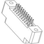 Conn Card Edge F 56 POS 2.54mm Solder ST Thru-Hole