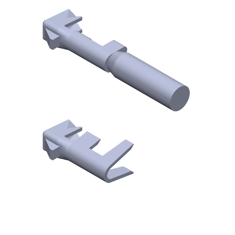 Female Signal Crimp Terminal, 1A, 125V, Tin/Bronze, 26-28AWG