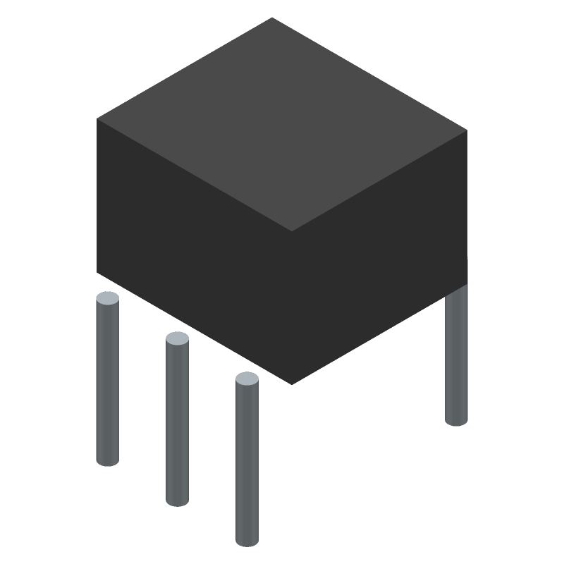 Photodiode 50mA, 3V Rev, 2.5kV Iso, PDIP, Through Hole