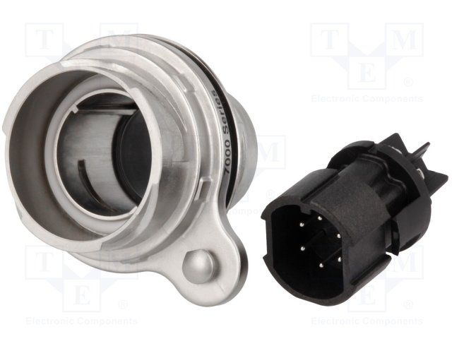 Conn Circular PIN 6 POS Screw ST Panel Mount 6 Terminal 1 Port Buccaneer® Bulk