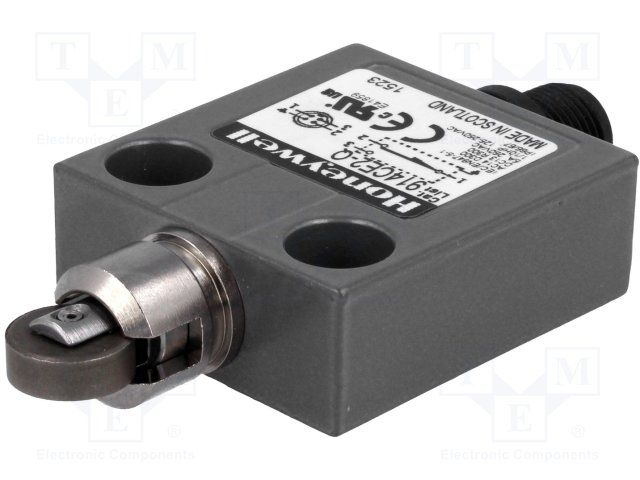 SPDT Limit Switch, Roller Plunger, 5A 250VAC, IP68