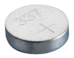RENATA         337             Battery, Watch, Single Cell, Silver Oxide, 8 mAh, 1.55 V, Flat Top, 4.8 mm