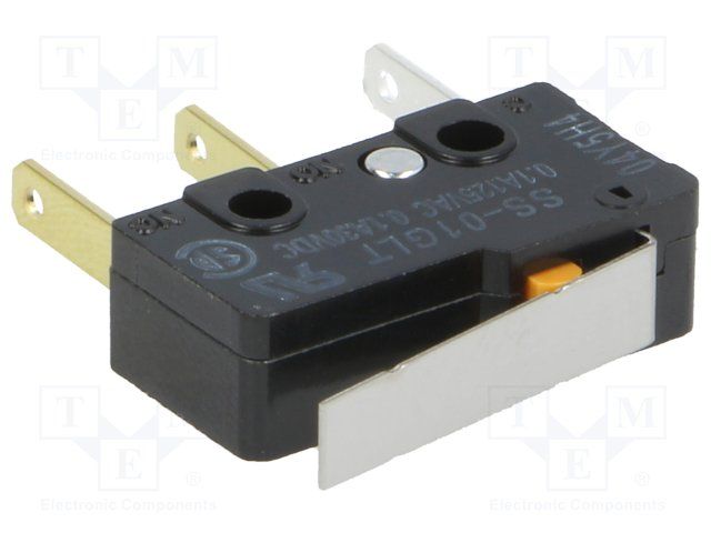Snap Action Switch SPDT 100mA 125VAC Gold Contacts