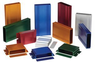 BOX ENCLOSURES B2-080GD Metallic Enclosure, Optional IP65/ NEMA 4 Sealing Kit SK-2, Instrument, 29.5 mm, 108.5 mm, 80.5 mm