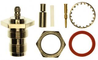 RF TNC Connector, Male, 11GHz, 50R, Crimp, Panel Mount