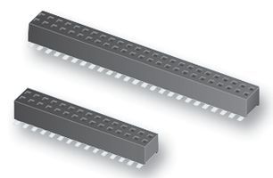 1mm Pitch 100 Pos Receptacle Socket Strip, Gold Plated