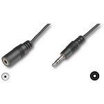 3.5mm Mini Stereo to 3.5mm Mini Stereo Cable Assembly, 2.5m, Shielded