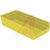 Storage Bin;  Polypropylene;  Yellow;  17-7/8 in. L X 8-3/8 in. W X 4 in. H