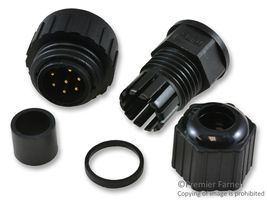 Conn Power M 7 POS ST Cable Mount 7 Terminal 1 Port