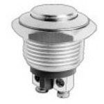 Illuminated Pushbutton Switch, SPST, 5A, 48VDC, Panel Mount, Screw