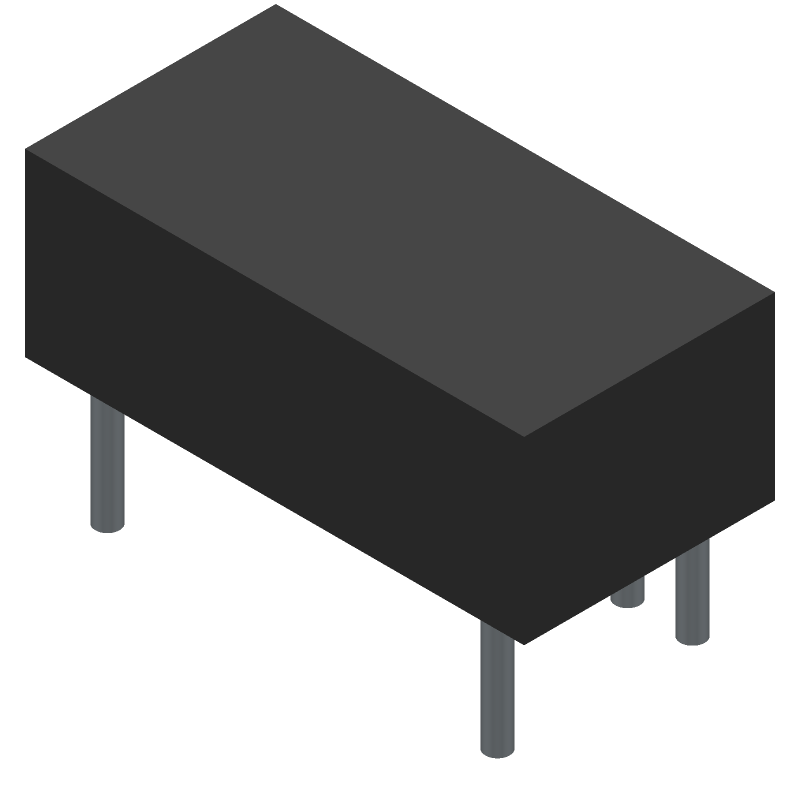Isolated DC-DC Converter, 1W, 5V/(-5V) Dual Output, 100mA, DIP