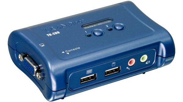 KVM switch 2-port, TK-209K, Trendnet