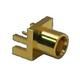 MCX RF Connector, Male, 50 Ohm, 6GHz, Gold Plated, Solder