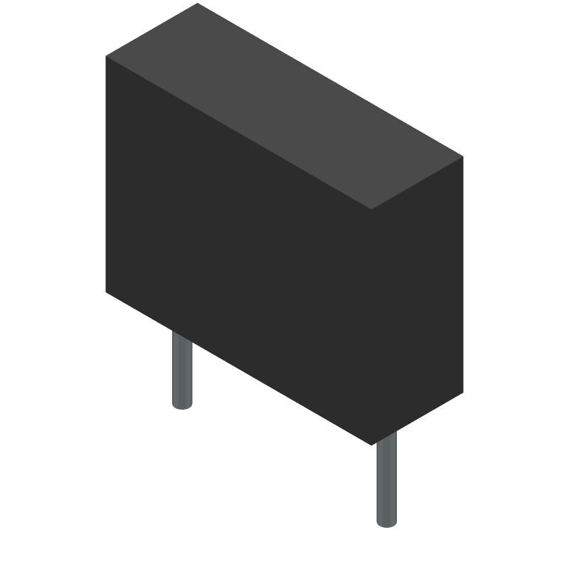 Cap Film Suppression X2 0.047uF 275VAC PP 10% (13 X 4.5 X 9.5mm) Radial 10mm 105°C Bulk