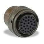 Conn Circular SKT 5 POS Crimp ST Jam Nut 5 Terminal 1 Port