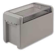 BOPLA B 140809 PC-V0-G LIGHT GREY ENCLOSURE, PC, LIGHT GREY, CLEAR LID