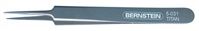 Bernstein 110 mm Anti-Magnetic Stainless Steel Pointed Tweezers Anti-Acid Solder Resistant