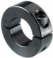 Huco Collar One Piece Clamp Screw, Bore 12mm, OD 28mm, W 11mm, Steel