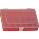 -Compartment Organiser Box, Component Storage Box, Red, Alutec 608100