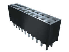 Conn Socket Strip SKT 24 POS 2mm Solder ST Top Entry SMD