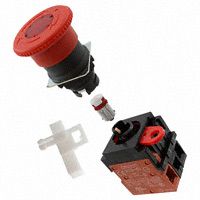 Switch Emergency Stop N.O./N.C. SPST/SPST Mushroom Button 10A 440VAC 380VDC Screw Panel Mount
