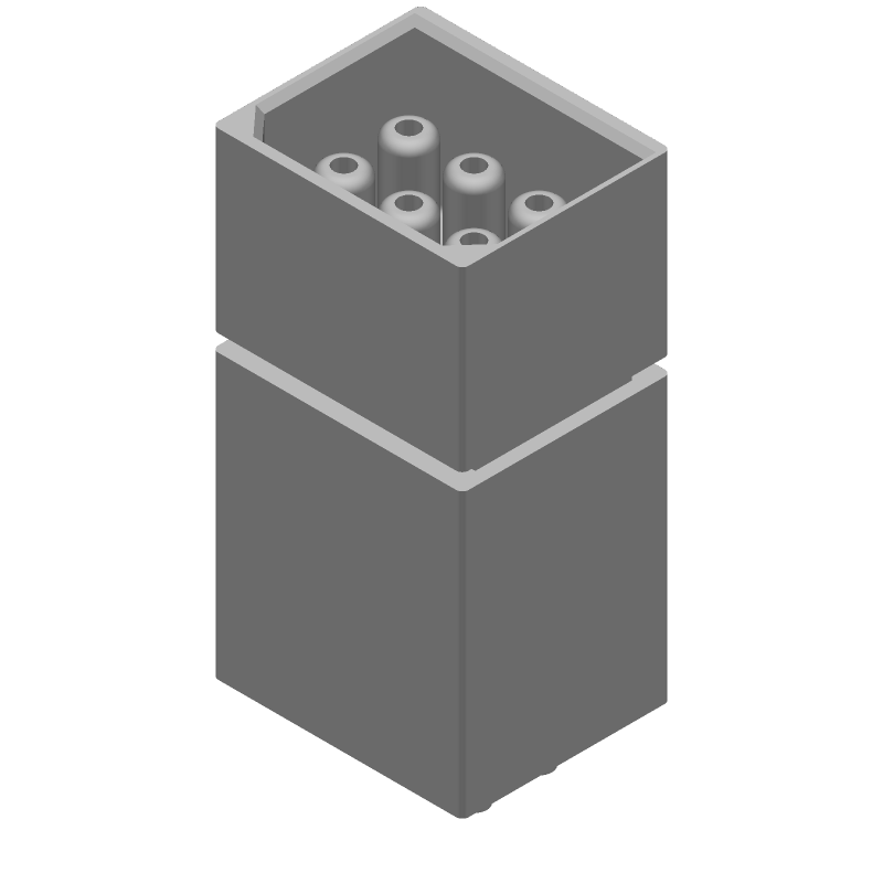 6 Pin 5A 6kV Barrel Cable Assembly, Gold Copper Contacts, 22AWG Black Wire