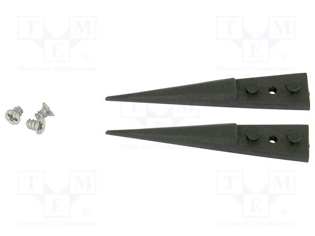 Spare tweezer tips, 1 pair, A3CF, Ideal Tek