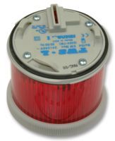 LIGHT MODULE, RED; Visual Signal Type:-; Module Lens Colour:-; Lens Diameter:75mm; Supply Voltage V AC:-; Supply Voltage V DC:-; Power Rating:7W; IP / NEMA Rating:IP66; External Height:59mm; Operating Temperature Min:-30°C; Operating Temperature Max:60°C; Product Range:-; Base Colour:Grey; Colour:Red; Current Rating:27mA; Lamp Base Type:BA15d / SBC; Luminous Intensity Max:2.5cd; Supply Voltage:240V; Supply Voltage AC Max:240V; Supply Voltage AC Min:24V; Supply Voltage DC Max:48V; Supply Voltage DC Min:12V