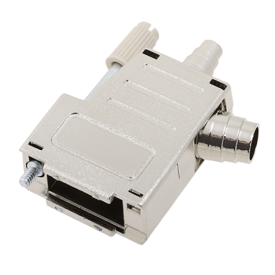 D-Sub hood, metallized   9 P, DSSK-M-09-L-K, Encitech Connectors AB