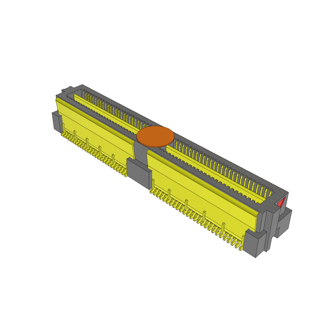 Conn Micro High Speed Terminal Strip HDR 104 POS 0.635mm Solder ST SMD