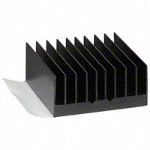 Heat Sink Passive BGA Straight Adhesive 5.88°C/W Black Anodized