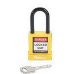 Non-Conductive Padlock 1.50 X 1.75 Body Yellow