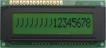 Dot matrix LCD display 7.90 mm 1 x 16, DEM 16102 SYH-PY, Display Elektronik
