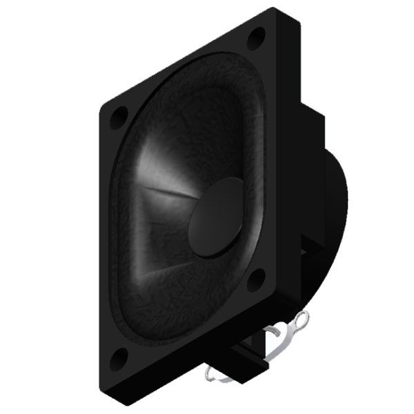 4 Ohm 4W Water Resistant Dynamic Speaker, 20kHz, 87dB