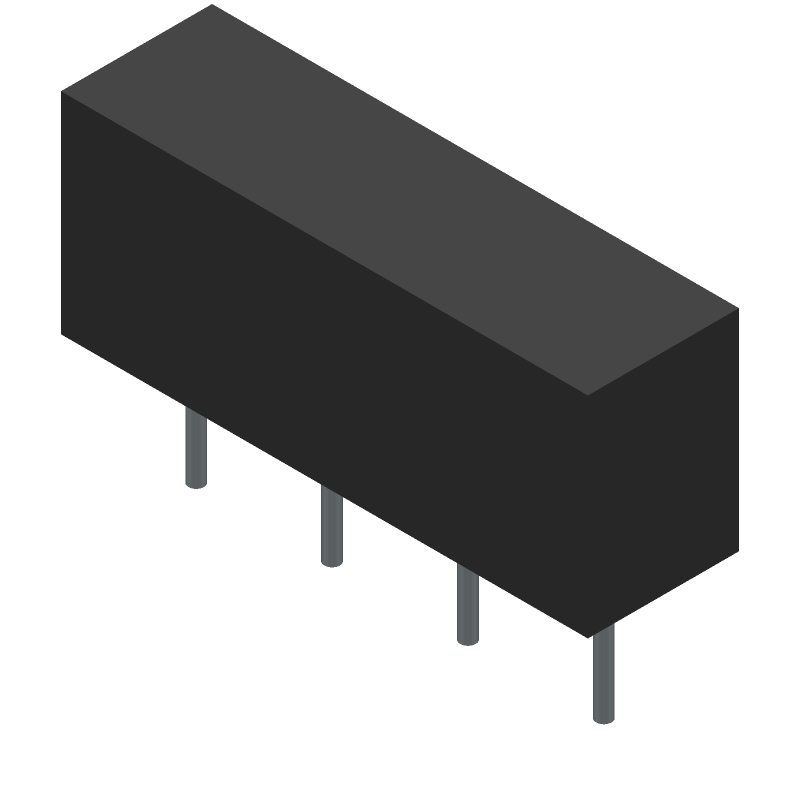 5VDC Reed Relay SPST-NO 500mA 200VDC THT SIP
