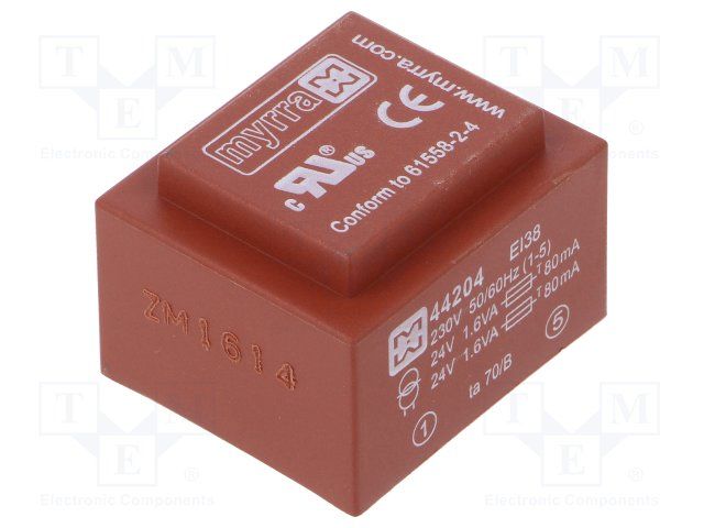 Power Transformer 4000Vrms 3.2VA 10 Terminal PC Pin Thru-Hole