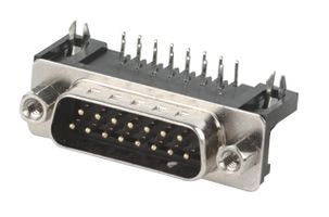 Conn D Subminiature PL 9 POS DE Shell Size 2.77mm Solder RA Through Hole