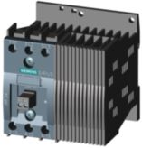 Solid state contactor, 3-phase 24 VDC 2 make contacts (NO) - Screw Terminal, 3RF3412-1BB04, Siemens