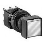 Switch Push Button N.O./N.C. DPDT Flush Square Button 5A 250VAC 125VDC Maintained Contact Quick Connect/Solder Panel Mount