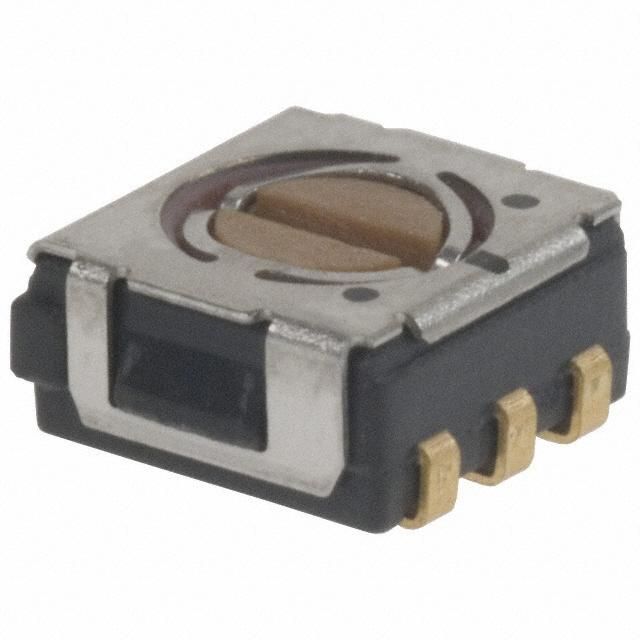 2-Pos Rotary Switch, DPDT, Gold Plated, 100mA, 16VDC, SM