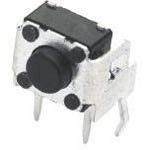 Tactile Switch SPST Off-Mom 12VDC 50mA Right Angle Thru-Hole