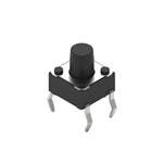 Tactile Switch SPST 0.05A 12VDC 3mm Round Thru-Hole