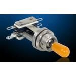 Switch Toggle N.C. 4PDT Round Lever Solder Lug 3A 300VAC Panel Mount with Threads