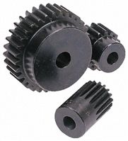 RS Pro Steel 12 Teeth Spur Gear, 12mm Pitch Diam. , 14mm Hub Diam. , 6mm Bore Diam.