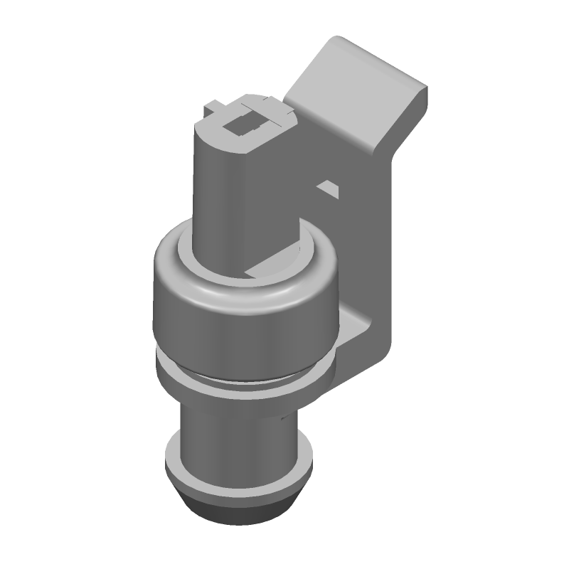 1P Signal Circular Connector, Female Socket, 14A, IP67, Black