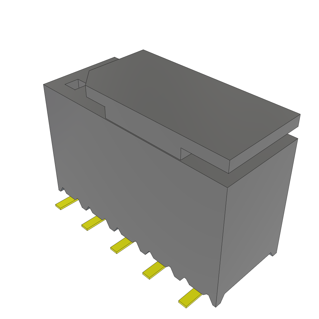 Conn Socket Strip SKT 10 POS 2.54mm Solder ST SMD T/R